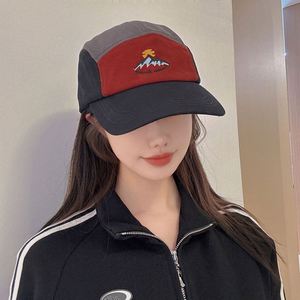 Street Color Matching Five-piece Adjustable Polyester/Cotton Geometric Pattern Korean Version Summer Outdoor <b>Cap</b> <b>Baseball</b> <b>Cap</b> - Product Image 4