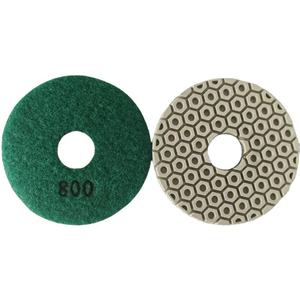 Tampon de <span class=keywords><strong>polissage</strong></span> de sol flexible JDK 4 pouces 7 étapes avec résine humide et sèche pour granit, quartz, marbre, pierre d'ingénierie, personnalisable OEM 100 MM - Product Image 6