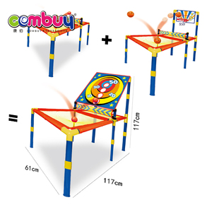 Gioco sportivo 3 in 1 tavolo da ping pong giocattolo da basket con palla da lancio - Product Image 1