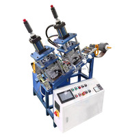 Hanshu Nouvelle Machine de Marquage à Chaud Automatique Hydraulique pour Cuir PU, Microfibre et Alcantara, avec Découpe et Estampage à Chaud