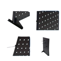 Présentoirs muraux portables en acier inoxydable sur mesure pour bijoux, artisanat, porte-clés et organisation de magasins