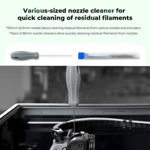 Kit d'outils pour imprimante 3D Creality, 74 pièces, avec étui de transport, pour toutes les imprimantes 3D FDM, assemblage, démontage, finition, coupe de filament, chrome - Product Image 4