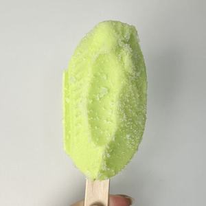 Glace au melon premium en quartiers, dessert glacé sucré en vrac, saveur lait de melon, sachets préemballés pour conservation - Product Image 5