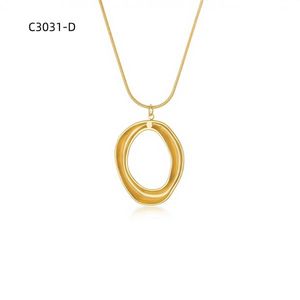 Amy Amy Fashion Pendant Necklace Stainless Steel <b>Silver</b> Plated Geometric Minimalist Women's Everyday Wearing C3031 - Product Image 2