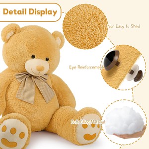 Bán Buôn Đồ chơi trẻ em nóng bán 5ft khổng lồ Thú nhồi bông đồ chơi sang trọng gấu bông kích thước lớn cho xoa dịu giấc ngủ giúp tự kỷ - Product Image 3