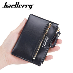 กระเป๋าใส่บัตรผู้หญิง Baellerry หนัง PU ขนาด 4 นิ้ว กระเป๋าใส่เหรียญแบบซิป สีพื้น กระเป๋าสตางค์ใส่บัตรเครดิต ใช้ได้ทุกวัน - Product Image 5