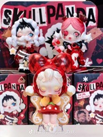 Officiel POPMART SKULLPANDA Série Tell Me You Want Figurines en PVC et Peluches Boîte Mystère Lot de 9 Pièces 100% Authentique Cadeaux de Noël Tendance