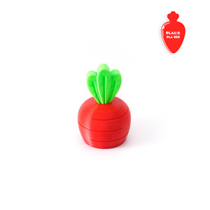 Nouveau design 2026 : Modèle anti-stress télescopique en forme de carotte imprimé en 3D, en PLA - Product Image 3