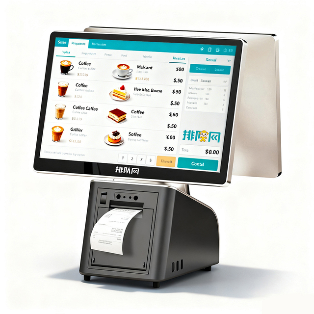POS Terminal Built-in Printer All in One Windows Touch Screen POS System Machine for Retail Payment Cash Register Point of Sale