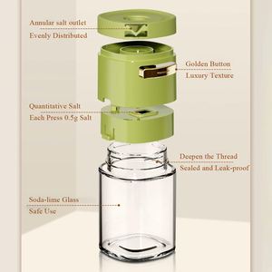 0.5g Per Press Quantitative Control PP Seasoning Bottle Tank 180ml Seasoning <b>Spice</b> <b>Jar</b> Shaker - Product Image 5