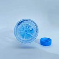 Bouteille en plastique jetable transparente de 440ml avec pompe à bouchon à vis adaptée à l'eau minérale, au thé au lait et aux boissons à base de jus