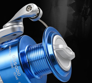 Carrete giratorio de pesca de freno trasero de carrete de Metal de alta calidad SA2000 para pesca de agua salada de río y mar promocional - Product Image 2