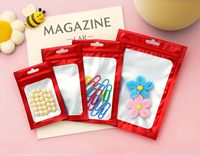 Sacs Ziplock en PE Imprimés sur Mesure, Film Arc-en-ciel, Design Holographique Laser, Imperméables, Impression Gravure pour Bijoux et Montres