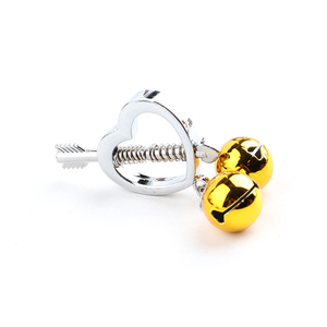 BDSM Nippelklemmen mit Amor-Pfeil-Design und Glöckchen für Paare - Product Image 5