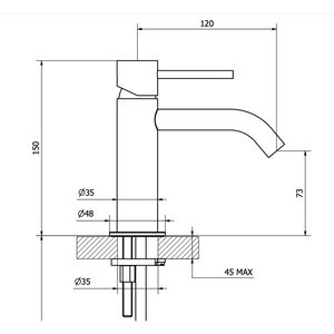 JABIL Mélangeur de lavabo 25 watts Click Clack Drain Outil de tournage à haute efficacité - Product Image 4