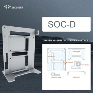 सॉकेट SOC-D मिनी टॉवर केस <span class=keywords><strong>itx</strong></span> एल्यूमीनियम डिजाइन, गेमिंग पीसी के लिए स्टॉक में साइड पैनल विंडो के साथ आरटीएक्स 4090 जीपीयू का समर्थन करता है। - Product Image 4