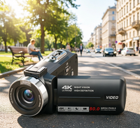 Appareil photo numérique 4K OEM/ODM 80MP avec écran IPS 3.0, zoom 18X, 30 filtres, 5 modes, télécommande