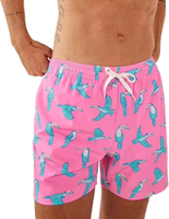 Shorts de plage décontractés pour hommes grande taille, séchage rapide, écologiques, en polyester et élasthanne, imprimés lettres, fruits et animaux, pour le surf