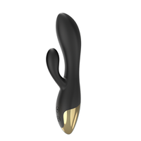 GINYA Vibrateur Lapin Design Luxe Stimulation Clitoridienne Féminine Masseur Vibrateurs Point G Produits pour Adultes Jouets Sexuels pour Femmes