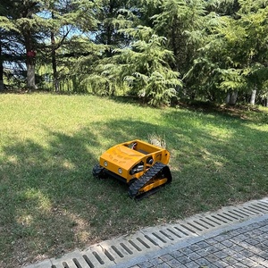 EPA euro5 tất cả các địa hình từ xa máy cắt cỏ Robot 550 mét Crawler Điều khiển từ xa nông nghiệp Máy cắt cỏ - Product Image 1