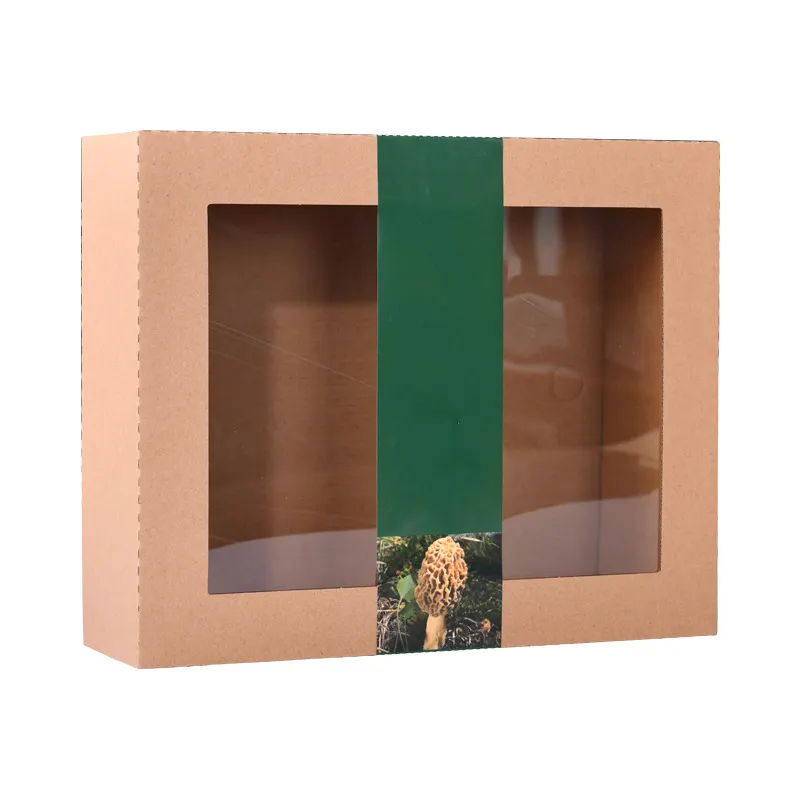 Boîte d'emballage de barres de chocolat champignons magnétiques pliants écologiques avec impression de logo personnalisé