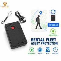 Traceur GPS sans fil pour la protection des actifs de flotte de location, avec mise à niveau OTA à distance et batterie rechargeable 1200 mAh, pour le suivi des membres de la famille