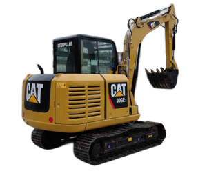 Excavatrice CAT 306 d'occasion Mini pelleteuse de 4 tonnes pour usage domestique CR 306 305.5 305 306 307 308 avec pompe à cœur Composants du moteur de Chine - Product Image 1