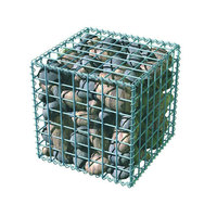 Vente en gros de grillage de panier de gabion soudé galvanisé et enduit de PVC pour la protection de rivière et de pente