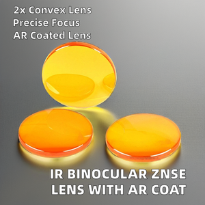 Lente Convexa Dupla CVD ZnSe de Alta Performance 20mm 45mm Distância Focal 2.7mm Espessura Precisão de Superfície 1/4 Lambda Infravermelho CO2 - Product Image 4