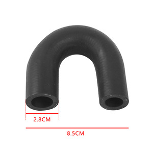 Manguera de refrigerante tipo U, 2,8 cm de diámetro, 8,5 cm de longitud, para reparación de radiador de coche, ajuste universal - Product Image 1