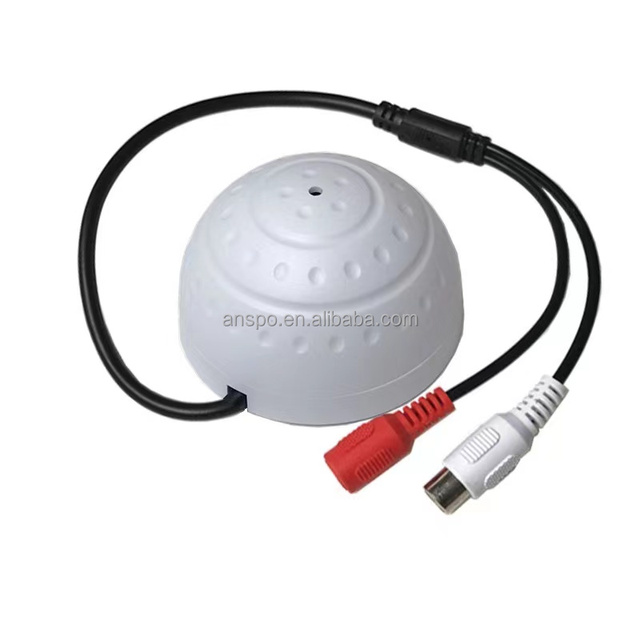 CCTV Microphone Security Camera Audio Input Sound Pick up for AHD DVR IP Camera Microphone for CCTV System Audio Monitoring