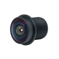 Objectif d'appareil photo grand angle 1,8 mm F2.0 180 degrés M12 pour caméra de sécurité, sonnette de porte intelligente