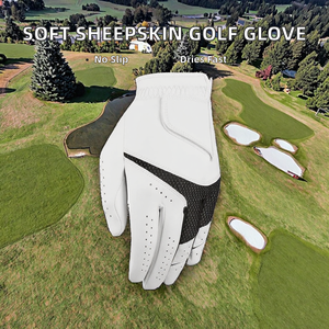 Gants de golf ultra-doux pour droitiers, en peau de mouton de qualité supérieure, respirants, avec technologie antidérapante et personnalisation de la marque - Product Image 2