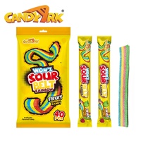 Bonbons gélifiés arc-en-ciel, fabrication OEM/ODM, approvisionnement direct usine, bandes de réglisse, bonbons à la réglisse, marque privée disponible