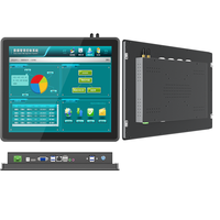 Komputer All in One Outdoor 15.6 18.5 21.5 Inch Core I9 Desktop Layar Sentuh  Linux Windows Komputer Industri