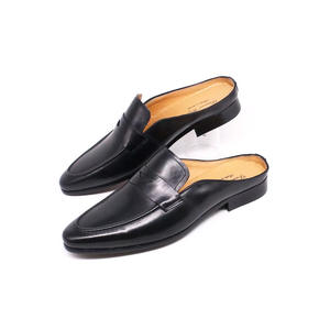 Zapatillas de cuero sin talón para hombre, estilo mocasín, ligeras, para exteriores, para las cuatro estaciones, talla grande, modelo 2026 - Product Image 2