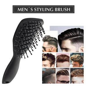 Brosse à <span class=keywords><strong>cheveux</strong></span> incurvée pour hommes et femmes longue et fine brosse à <span class=keywords><strong>cheveux</strong></span> épaisse pour <span class=keywords><strong>cheveux</strong></span> secs ou humides sans statique et résistante à la chaleur - Product Image 4