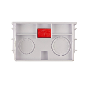 Caja de Conexiones Eléctrica Cuadrada Blanca de PVC para Montaje en Pared - Product Image 4