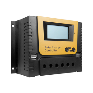 Gcsoar tự động sạc năng lượng mặt trời điều khiển 50A <span class=keywords><strong>DC</strong></span> <span class=keywords><strong>DC</strong></span> LCD off-lưới Bảng điều khiển <span class=keywords><strong>PWM</strong></span> điều khiển 12V/24V hệ thống điện áp 150V Max ROHS chứng nhận - Product Image 3