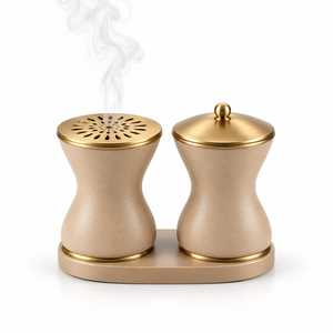 Antique Style Metal <b>Incense</b> <b>Burner</b> with Lid for <b>Incense</b> Sticks <b>Cones</b> and Aromatherapy Home Decoration - Product Image 5