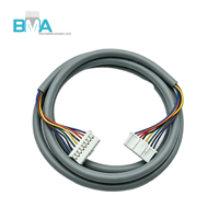 كابل JST PH بطول 460 مم، 8 أسلاك، 26AWG، غلاف رمادي، مع أطراف مطلية بالقصدير 5 مم للوحات الدوائر المطبوعة