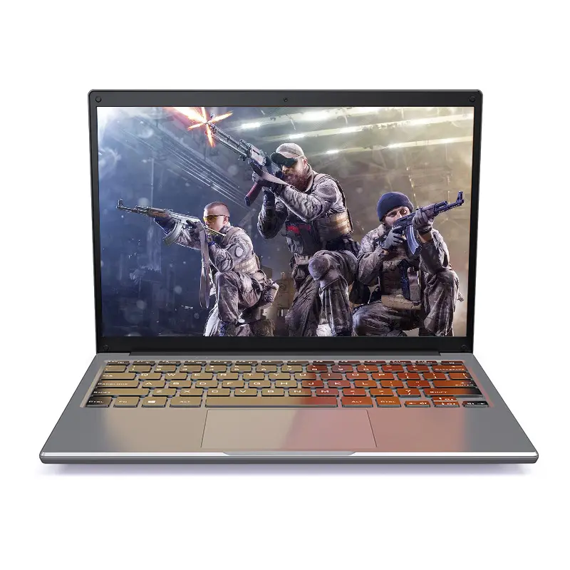 Laptop 14 "Intel Celeron 3350, Notebook 6GB RAM, komputer mini murah dengan resolusi 19200X1080 PC belajar kantor