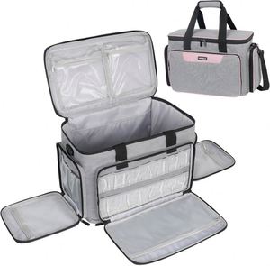 Échantillon gratuit, sacs de rangement pour accessoires de couture durables et multi-poches, grande capacité, sacs de rangement pour machine à coudre - Product Image 3