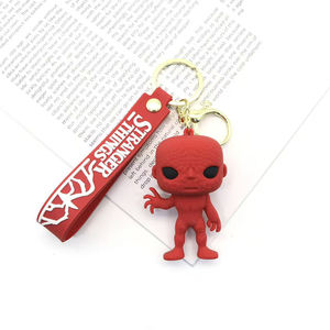 Nuevo <span class=keywords><strong>Llavero</strong></span> de <span class=keywords><strong>Stranger</strong></span> <span class=keywords><strong>Things</strong></span>, Flor que Come Hombres, Eleven, <span class=keywords><strong>Dustin</strong></span>, Muñeco Eleven, Colgante Hecho a Mano, Regalo - Product Image 4