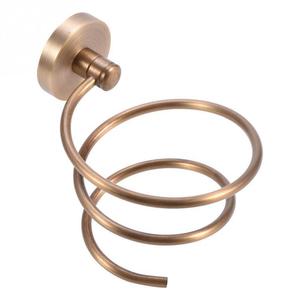 Soporte para Secador de Pelo Saint Ruijia, Bronce Antiguo, Cobre, Soporte de Pared para Baño, Dormitorio, Estante de Almacenamiento - Product Image 2