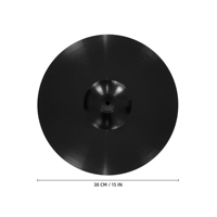 Cymbales de crash Beatello 12-20 pouces noires, cymbales électroniques en métal OEM, démontage et portabilité faciles