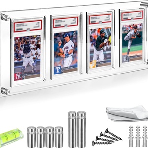 Wholesale Acrylic Graded Card <b>Case</b> Button Closure Multi Function Storage <b>Display</b> Holder Custom Logo Easy Assembly <b>Displays</b> - Product Image 4