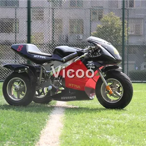 3 wheel 50cc 2 Stroke Hand Pulling Start Mini Pocket Quad Bike