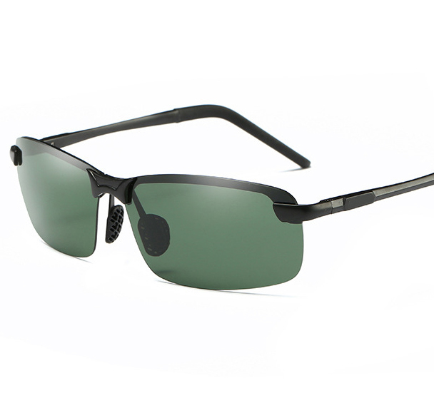 Best Quality OMAS AM250125 Smart Photochromic Aluminum Half Rim for Sunglasses Polarized Lenses UV400 Protection for Beach