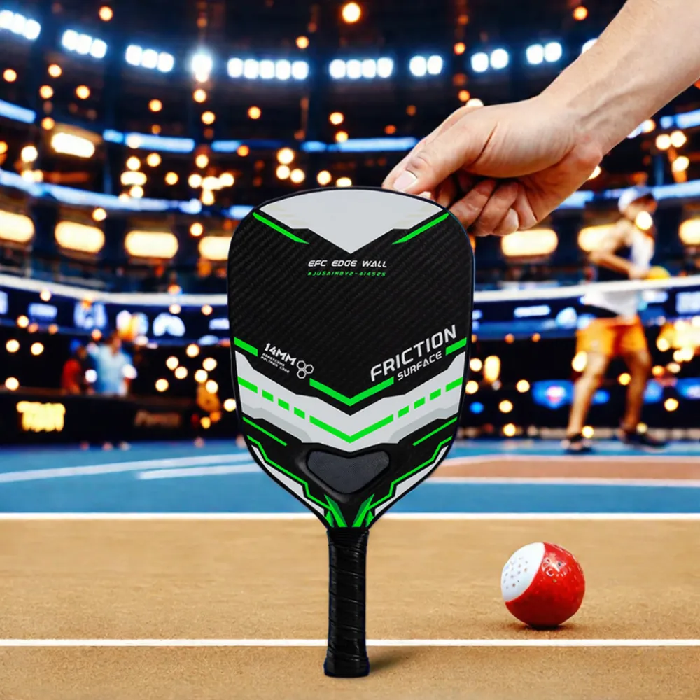 16mm Pickleball Paddle Integrated Molding Foam Inject Pickle Ball Paddles Toray T300 Carbon Fiber Pickleball Paddle